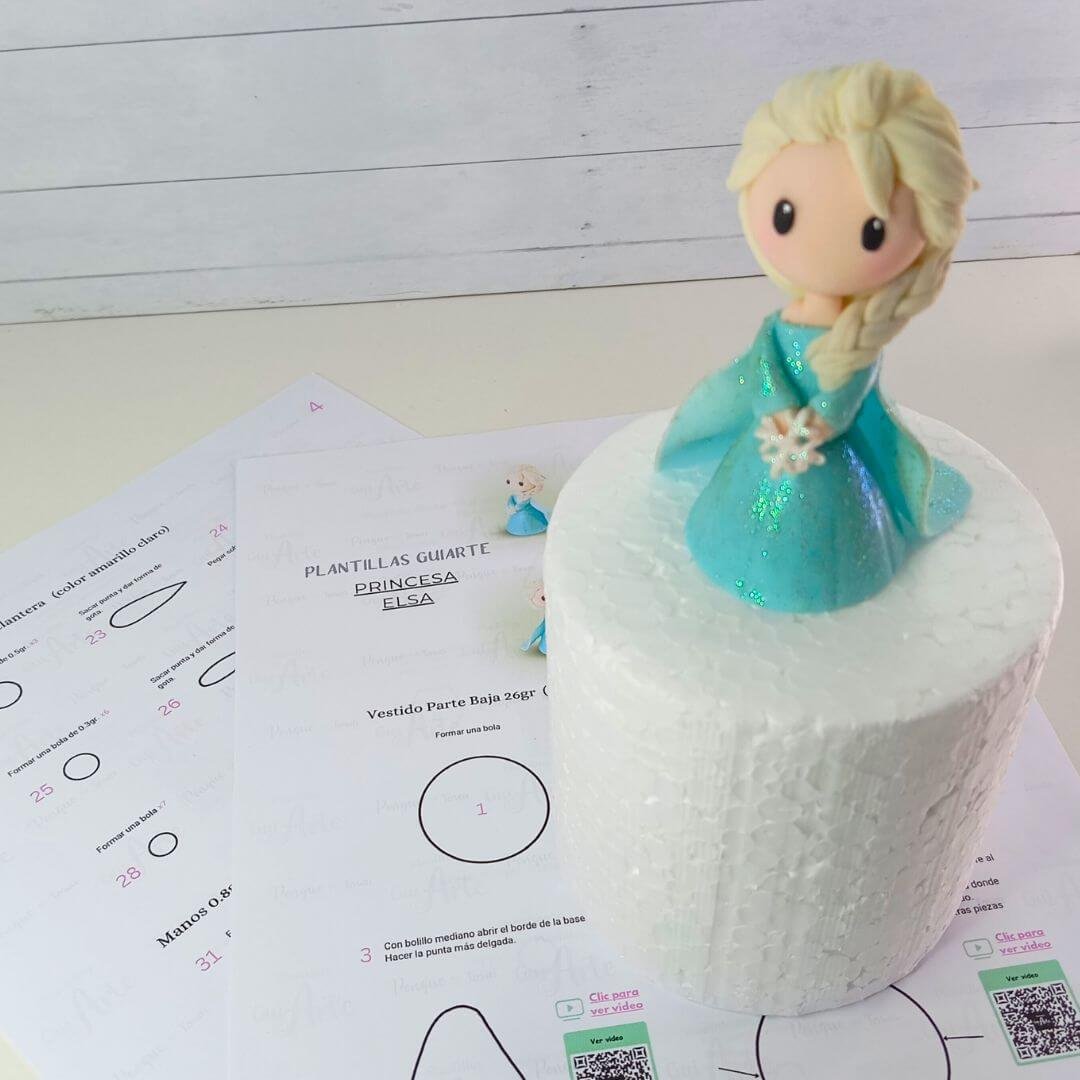 Plantilla Princesa Elsa - Imagen 5